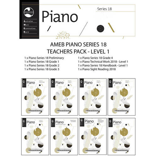 AMEB Piano Teachers Pack Level 1 Series 18