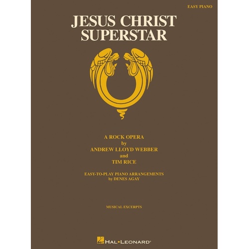 Jesus Christ Superstar Easy Piano Vocal Selections (Softcover Book)