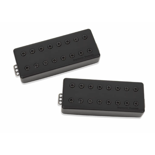 Scarlet and Scourge Pickup Set with Ceramic Magnet and Alnico 8, 8 String, Black Cover