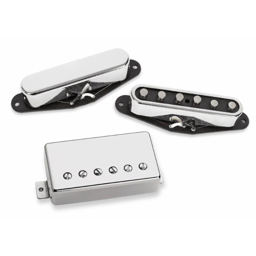 SD Set Lari Basilio Chrome CVR Guitar Pickup Set