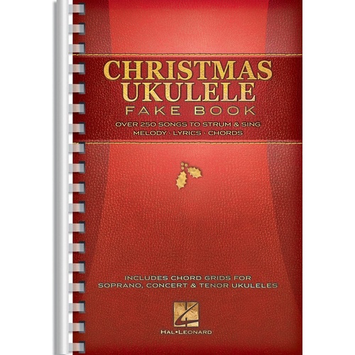 Christmas Ukulele Fake Book (Softcover Book)