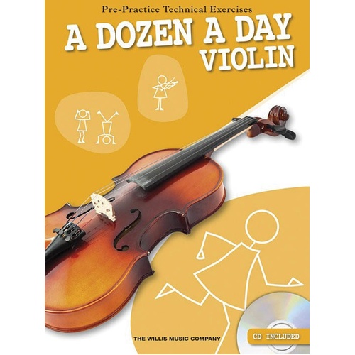 A Dozen A Day - Violin (Softcover Book/CD)