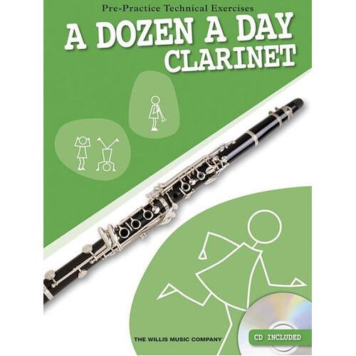 A Dozen A Day - Clarinet (Softcover Book/CD)