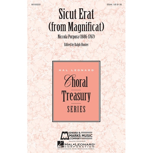Sicut Erat (From Magnificat) SSA (Octavo)