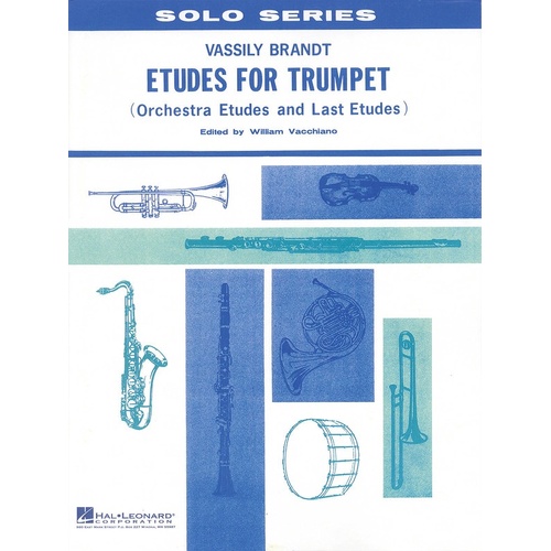 Brandt - Etudes For Trumpet Arr Vacchiano (Softcover Book)