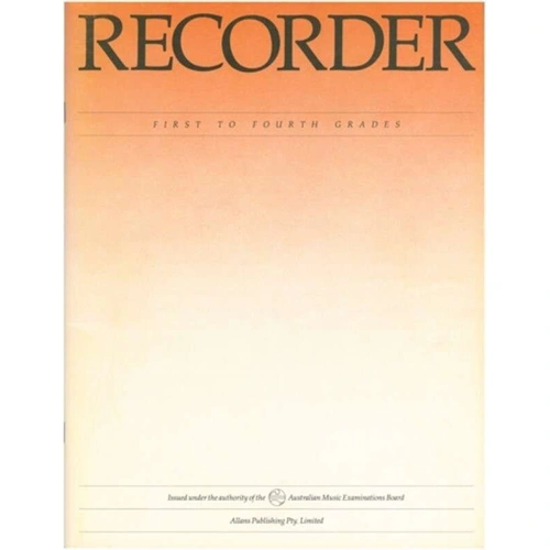 AMEB Recorder Grade Book Grades 1-4