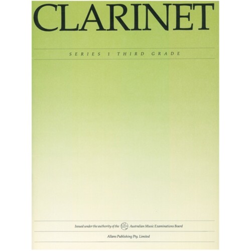 AMEB Clarinet Grade 3 Series 1 (Softcover Book)