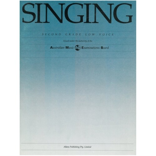 AMEB Singing Grade 2 Low (Softcover Book)