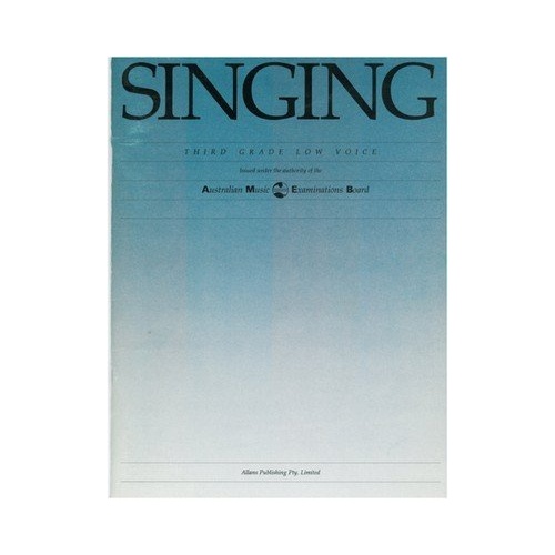 AMEB Singing Grade 3 Low Voice Repertoire Book