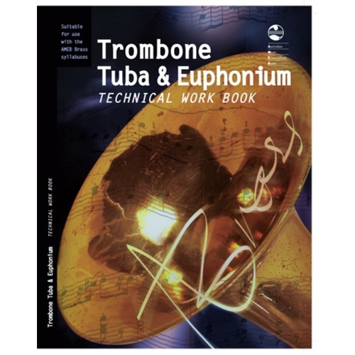 AMEB Trombone Tuba And Euphonium Technical Work (Spiral Bound Book)