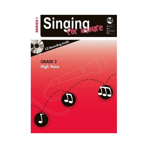 AMEB Singing for Leisure Book/CD Grade 2 High Voice Series 1