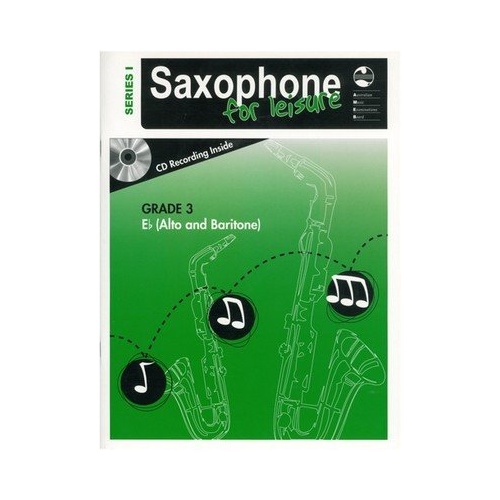 AMEB Saxophone for Leisure Grade 3 E Flat Book/CD Series 1