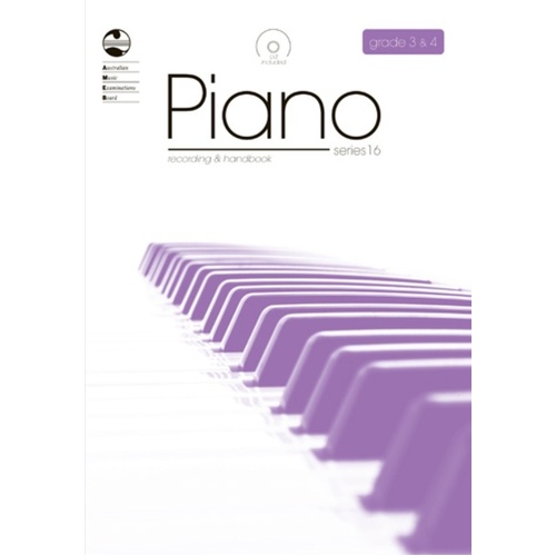 AMEB Piano Grade 3 To 4 Series 16 CD/Handbook (Softcover Book/CD)