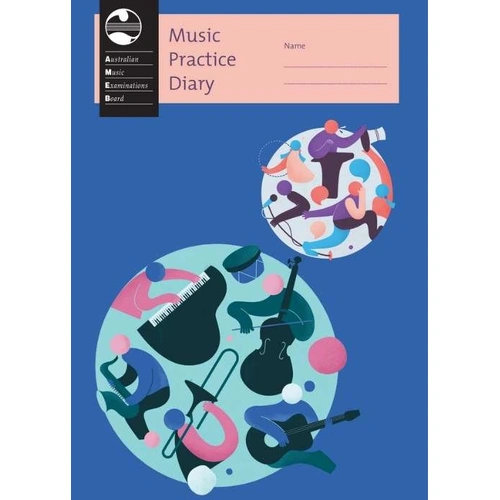 AMEB Music Practice Diary 26-Week Record Azure
