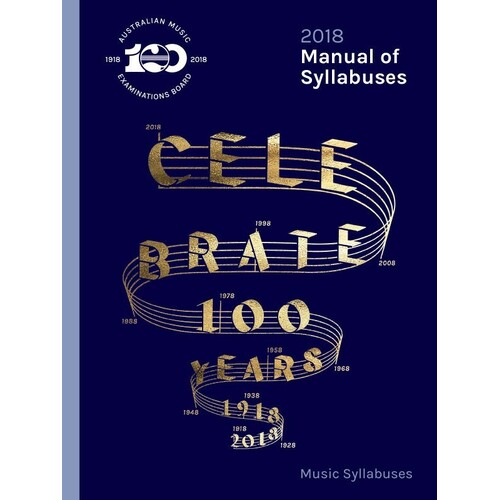 AMEB 2018 Manual Of Syllabuses