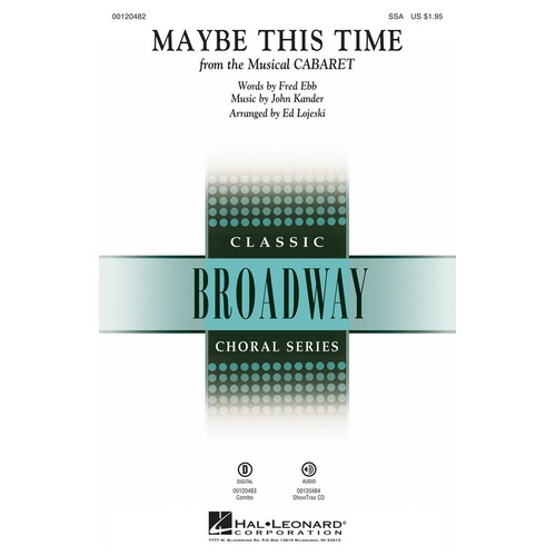 Maybe This Time ShowTrax CD (CD Only)