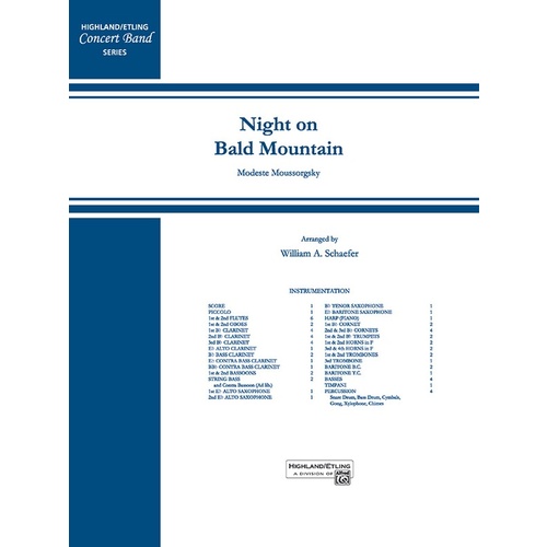 Night On Bald Mountain Concert Band Gr 4