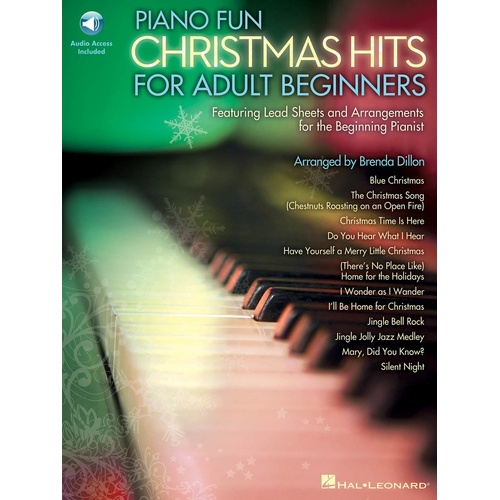 Piano Fun Christmas Hits For Adult Beginners Book/CD (Softcover Book/CD)