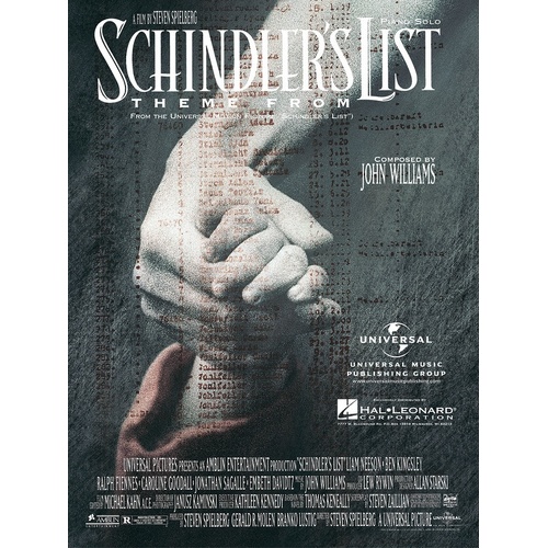 Theme From Schindlers List Piano Solo (Sheet Music)
