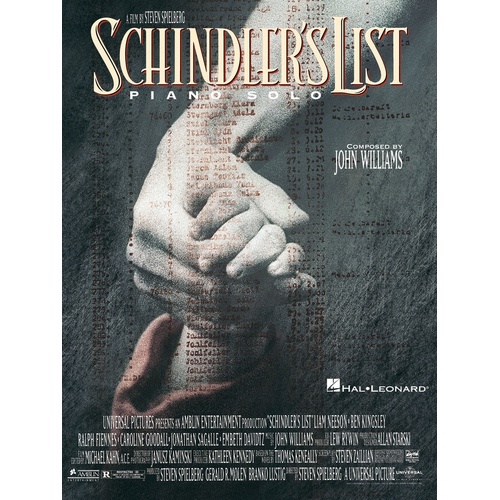 Schindlers List Piano Solos (Softcover Book)