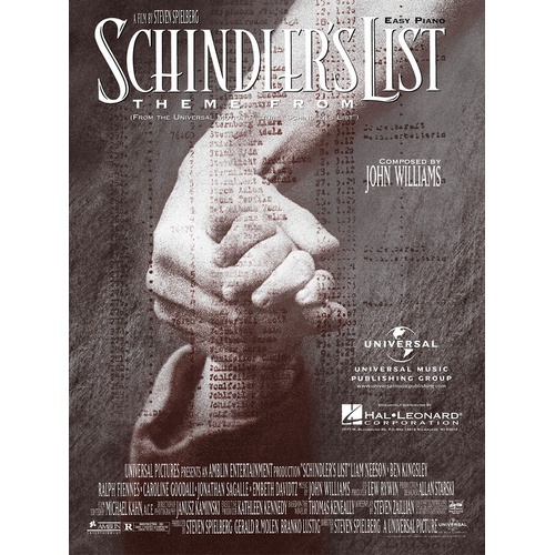 Theme From Schindlers List Easy Piano (Sheet Music)