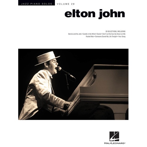 Elton John Jazz Piano Solos V29 JPS - 20 Arrangements for Piano Solo