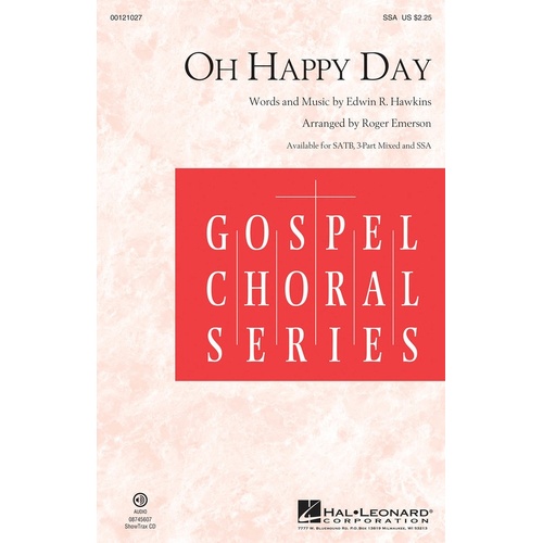 Oh Happy Day SSA (Octavo)