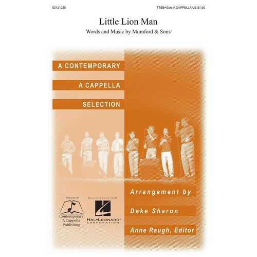 Little Lion Man TTBB / Solo A Cappella (Octavo)