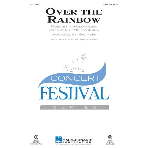 Over The Rainbow SAB (Octavo)