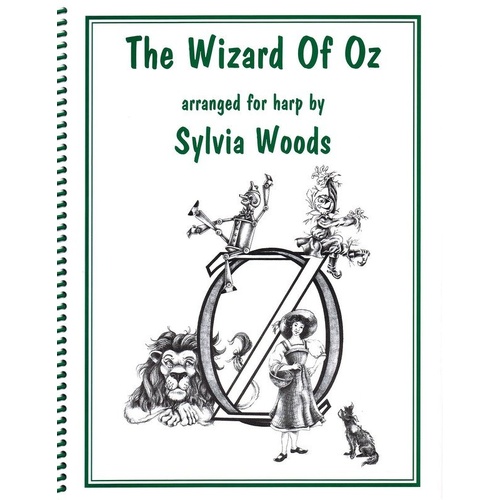 Wizard of Oz Harp Solos Book for Advanced Beginners and Intermediate Players