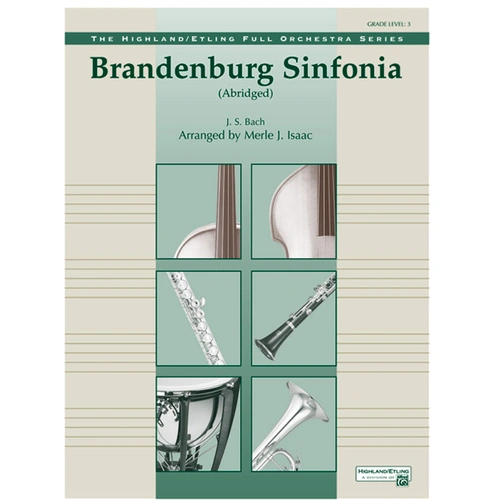 Brandenburg Sinfonia GR 3 Full Orchestra Sheet Music Adaptation by Merle Isaac