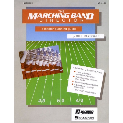 Marching Band Director A Master Planning Guide (Pod) (Softcover Book)