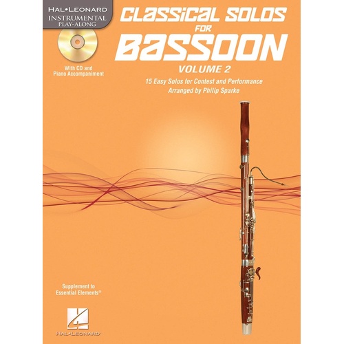Classical Solos For Bassoon V2 Book/CD (Softcover Book/CD)