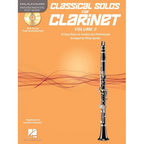 Classical Solos For Clarinet V2 Book/CD (Softcover Book/CD)