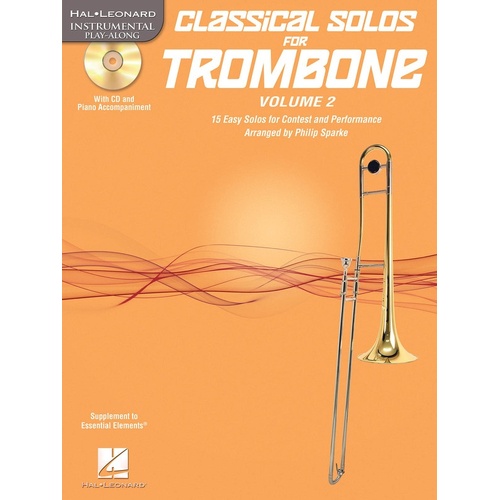 Classical Solos For Trombone V2 Book/CD (Softcover Book/CD)