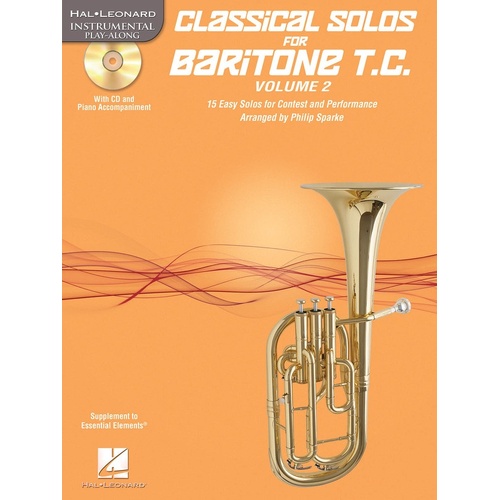 Classical Solos For Baritone Tc V2 Book/CD (Softcover Book/CD)