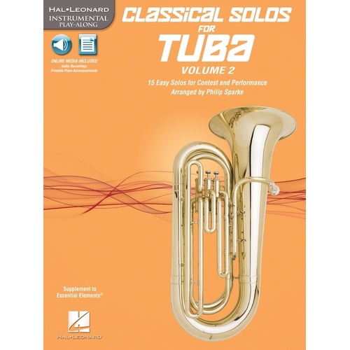 Classical Solos For Tuba V2 Book/CD (Softcover Book/CD)