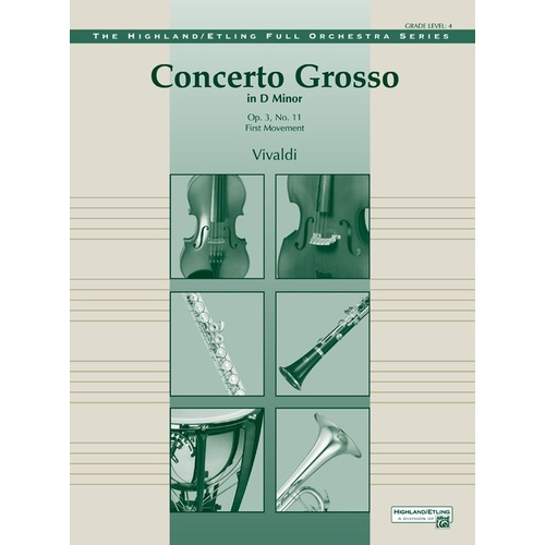 Concerto Grosso In D Min Full Orchestra Gr 4