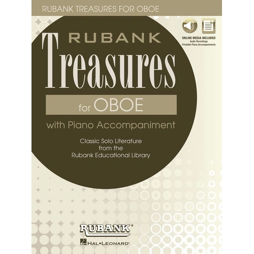 Rubank Treasures for Oboe Book