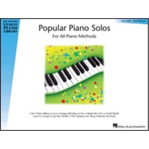 HLSPL Popular Piano Solos Prestaff Level (Softcover Book)