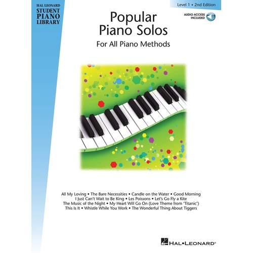 HLSPL Popular Piano Solos Book 1 Book/CD 2nd Ed (Softcover Book/CD)