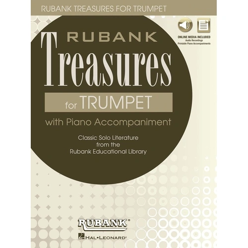 Rubank Treasures for Trumpet Book with Performance Tracks and Accompaniments