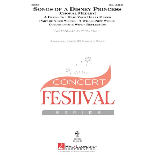 Songs Of A Disney Princess Choral Medley ShowTrax CD (CD Only)