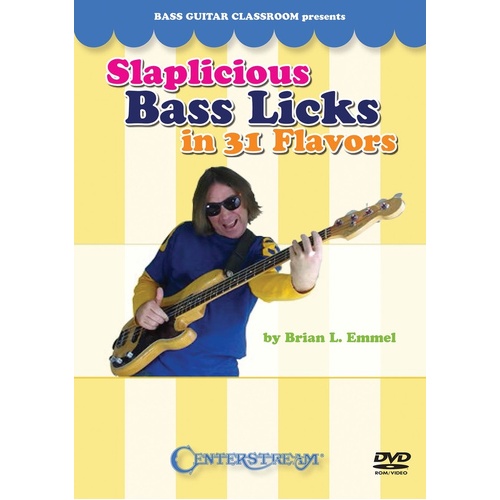 Slaplicious Bass Licks In 31 Flavors DVD (DVD Only)
