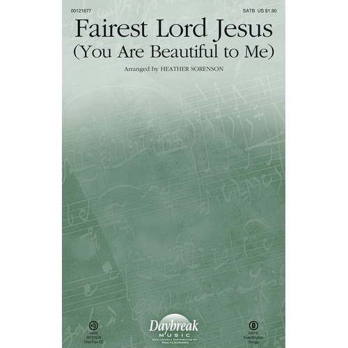 Fairest Lord Jesus SATB (Octavo)