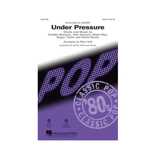 Under Pressure SATB Choral Score by Hal Leonard