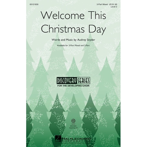 Welcome This Christmas Day VoiceTrax CD (CD Only)