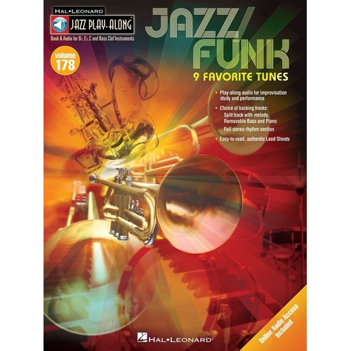 Jazz/Funk Playalong V178 BK/OLA for All Instruments - Hal Leonard