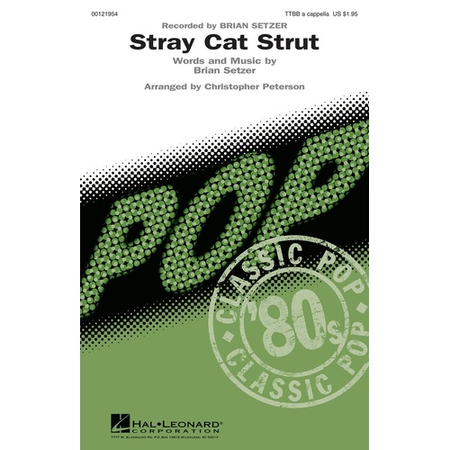 Stray Cat Strut TTBB A Cappella (Octavo)