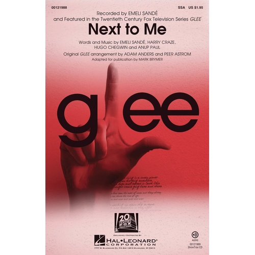 Next To Me ShowTrax CD (CD Only)
